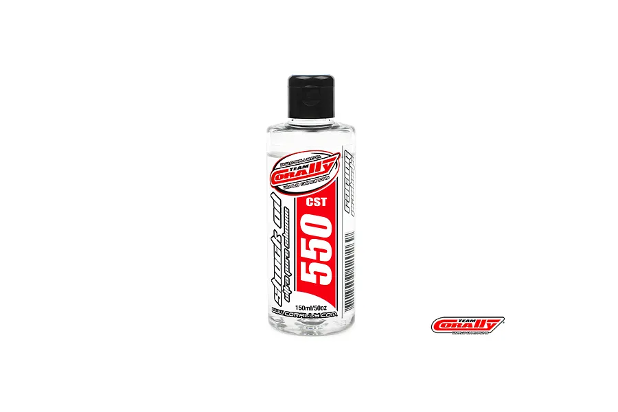 Team Corally Ultra Pure 550cSt Silicone Shock Oil 150ml image 55219