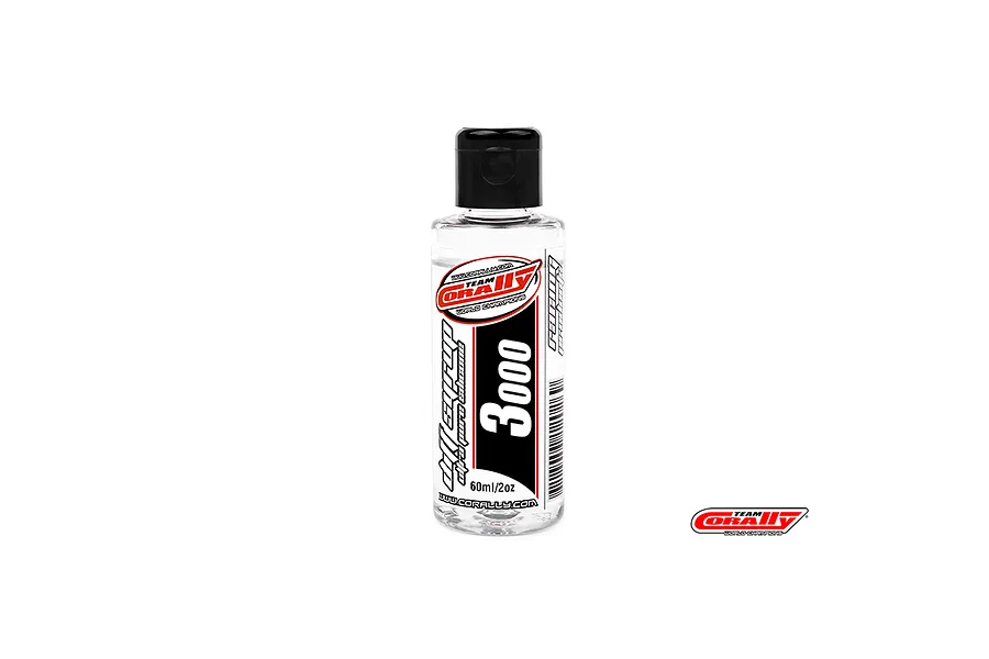Team Corally Ultra Pure 3000cSt Silicone Differential Oil 60ml image 55257