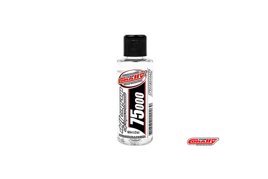 Team Corally Ultra Pure 75000cSt Silicone Differential Oil 60ml image 55262