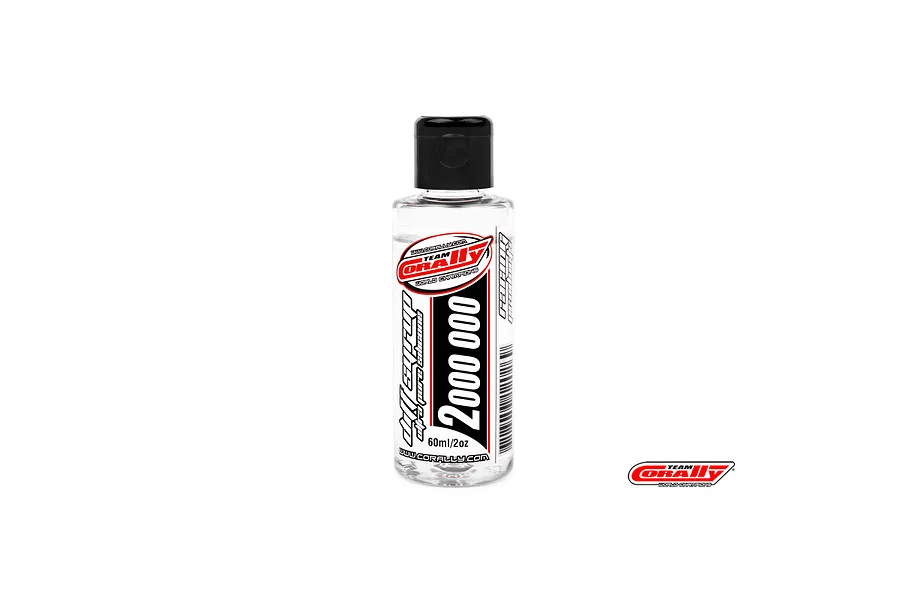 Team Corally Ultra Pure 2,000,000cSt Silicone Differential Oil 60ml image 55264