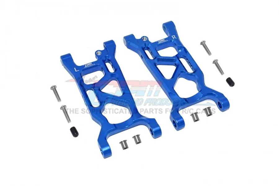 GPM Blue Aluminium Front Lower Suspension Arms 2Pcs w/ Hardware image 55272