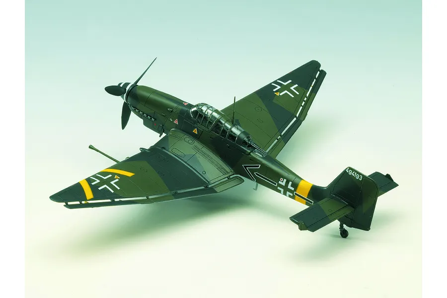 Academy 1/72 JU87G-2 Stuka &amp;quot;Kanonen Vogel&amp;quot; Fighter Scaled Plastic Model Kit image 55415
