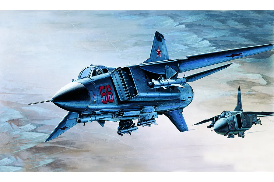 Academy 1/72 M-23S Flogger-B Fighter Scaled Plastic Model Kit image 55424