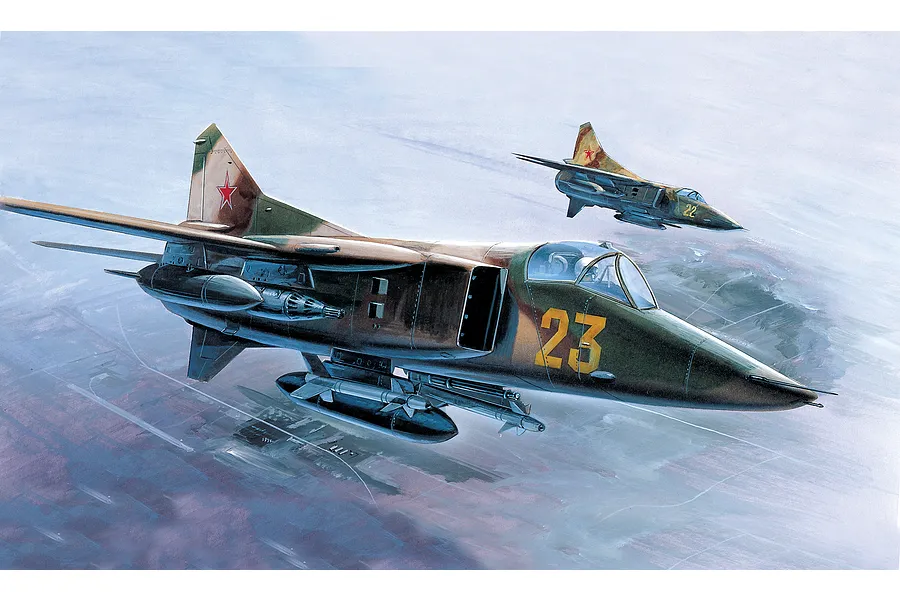 Academy 1/72 M-27 Flogger-D Fighter Scaled Plastic Model Kit image 55428