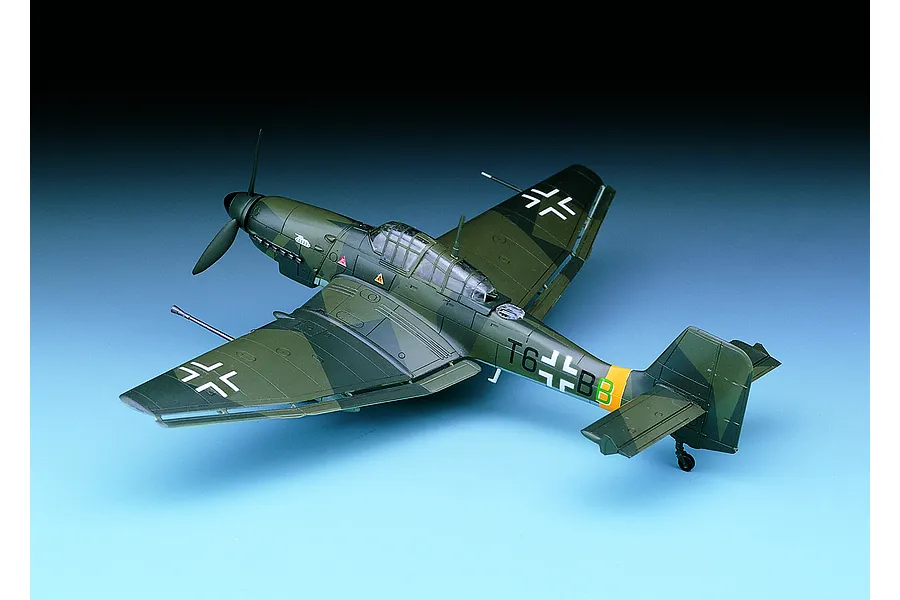 Academy 1/72 JU87G-1 Stuka &amp;quot;Tank Buster&amp;quot; Bomber Scaled Plastic Model Kit image 55475