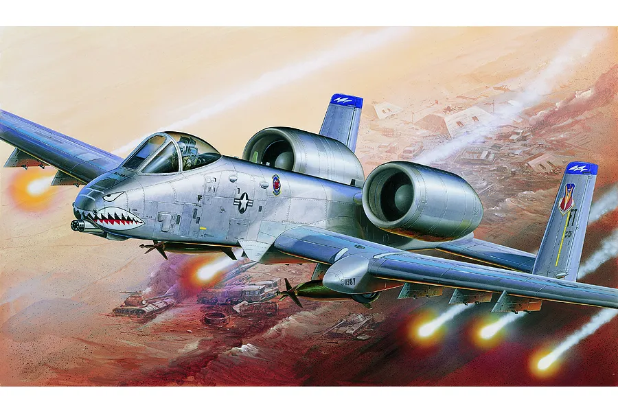 Academy 1/72 A-10A &amp;quot;Operation Iraqi Freedeom&amp;quot; Fighter Scaled Plastic Model Kit image 55529