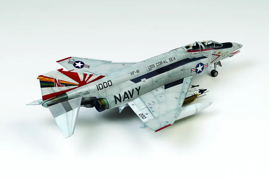 Academy 1/48 USN F-4B &amp;quot;VF-11 Sundowners&amp;quot; Phantom II MCP Scaled Plastic Model Kit image 55559