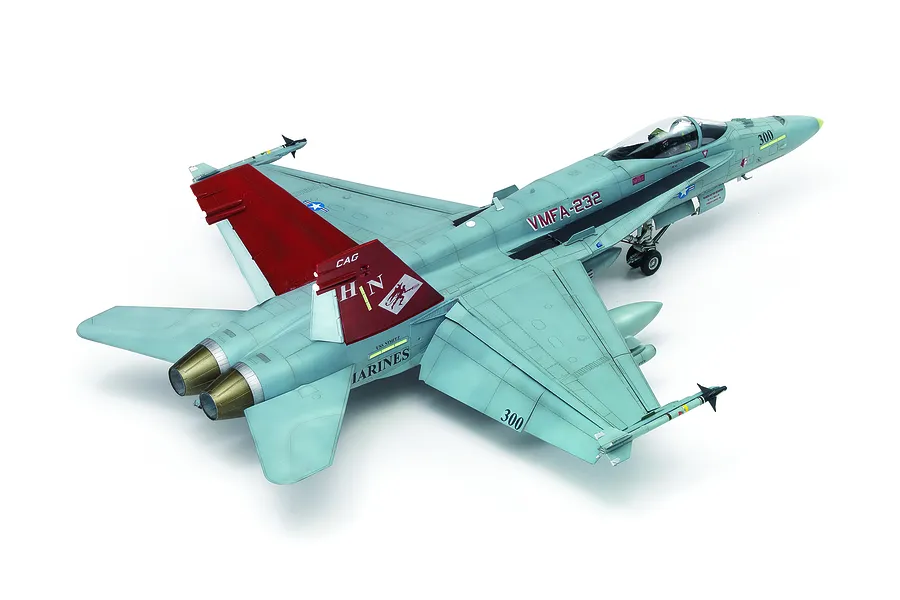 Academy 1/32 USMC F/A-18A+ &amp;quot;VMFA-232 Red Devils&amp;quot; Fighter Scaled Plastic Model Kit w/ Australian Forces Insignia image 55565