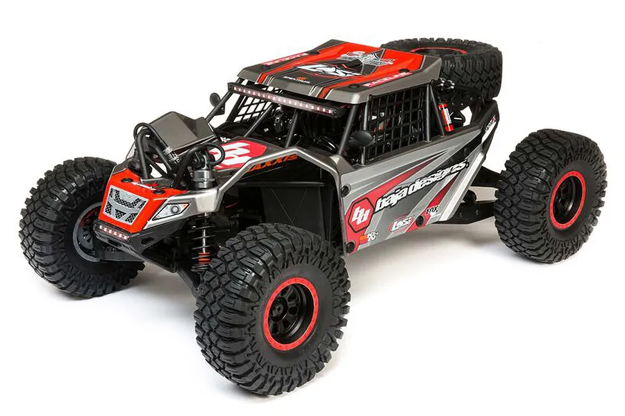 Losi Super Rock Rey V2 RC Rock Racer Electric Brushless 4WD 1/6 Scale RTR - Grey image 55597