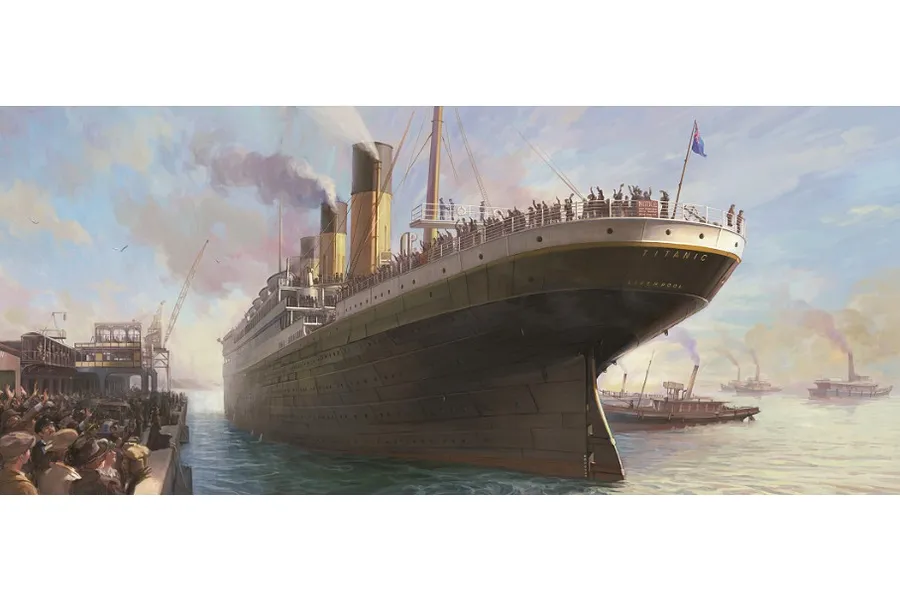 Academy 1/700 RMS Titanic &amp;quot;Centenary Anniversary&amp;quot; MCP Ship Scaled Plastic Model Kit image 55678