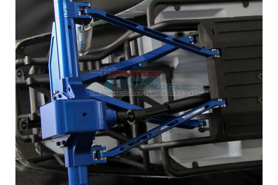 GPM Blue Aluminium Lower Thread Rods 4Pcs image 55869