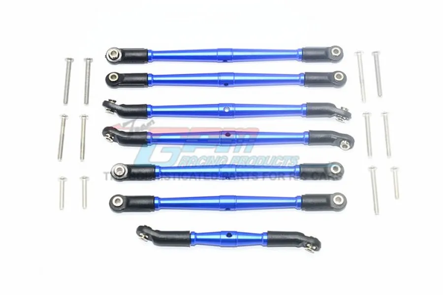 GPM Blue Aluminium TRX-4 Complete Linkages 7Pcs w/ Hardware image 55872