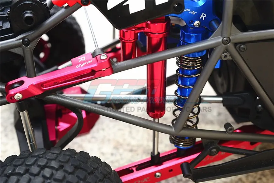 GPM Blue Aluminium 160mm Rear Internal Piggyback Shocks 2Pcs image 55913