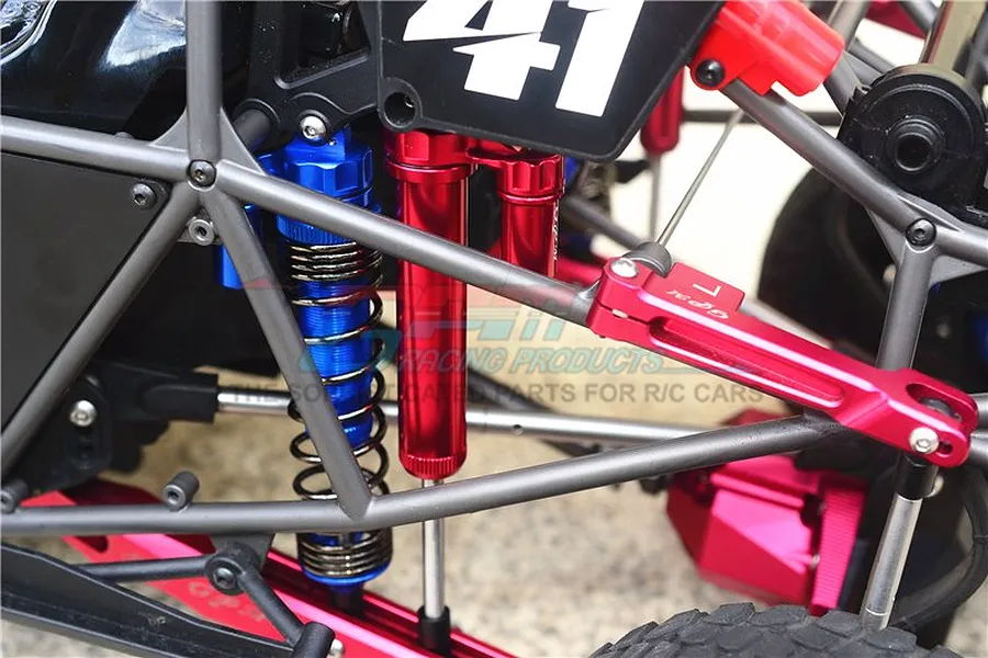 GPM Blue Aluminium 160mm Rear Internal Piggyback Shocks 2Pcs image 55914