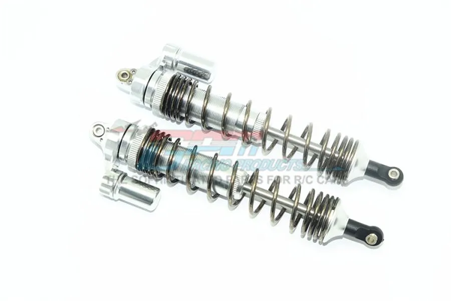 GPM Silver Aluminium 139mm UDR Rear Adjustable Shocks 2Pcs image 55919