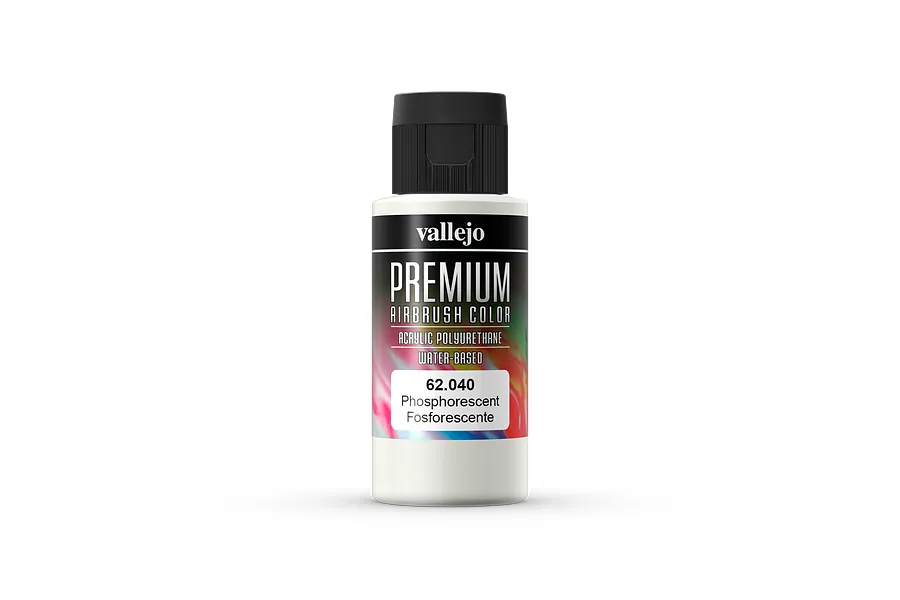 Vallejo Glow in the Dark Polyurethane Premium Airbrush Colour 60ml image 56003