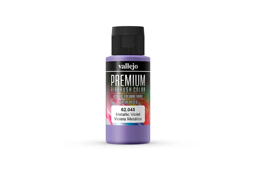 Vallejo Metallic Violet Polyurethane Premium Airbrush Colour 60ml image 1