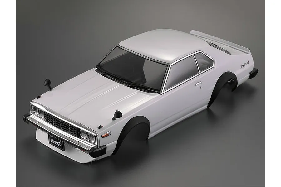 Killerbody 1/10 1977 Skyline Hardtop 2000 GT-ES Whte Painted Body Shell w/ Decals image 56078