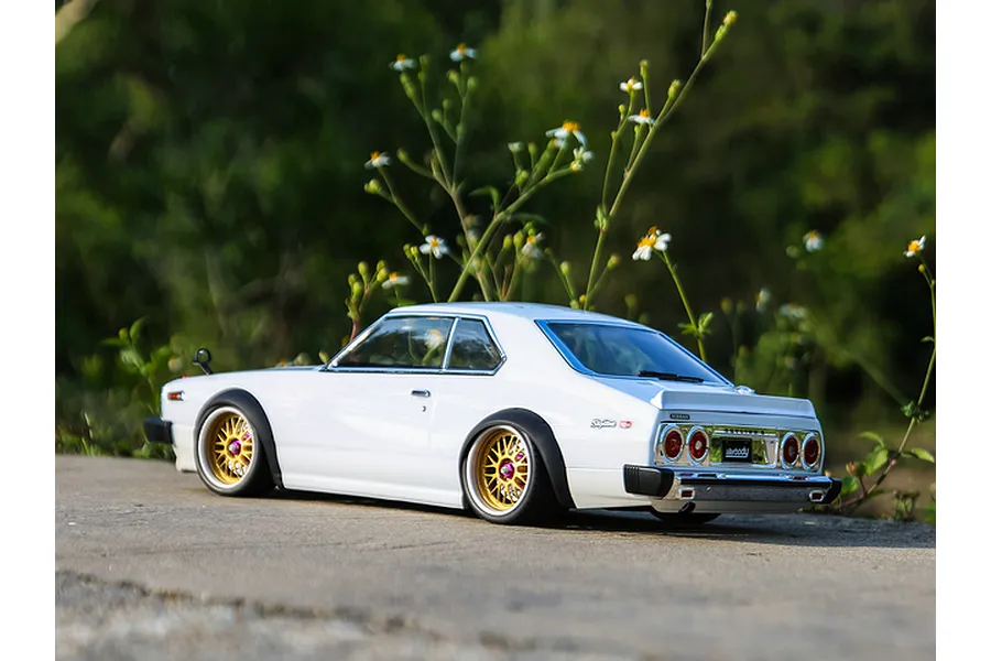 Killerbody 1/10 1977 Skyline Hardtop 2000 GT-ES Whte Painted Body Shell w/ Decals image 56082