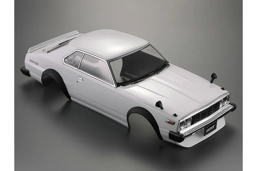 Killerbody 1/10 1977 Skyline Hardtop 2000 GT-ES Whte Painted Body Shell w/ Decals image 56086