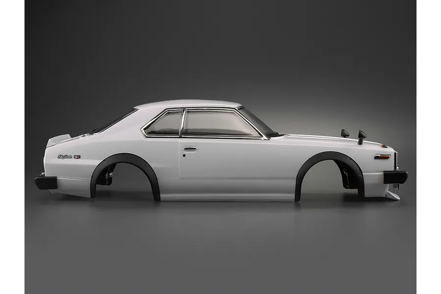 Killerbody 1/10 1977 Skyline Hardtop 2000 GT-ES Whte Painted Body Shell w/ Decals image 56090