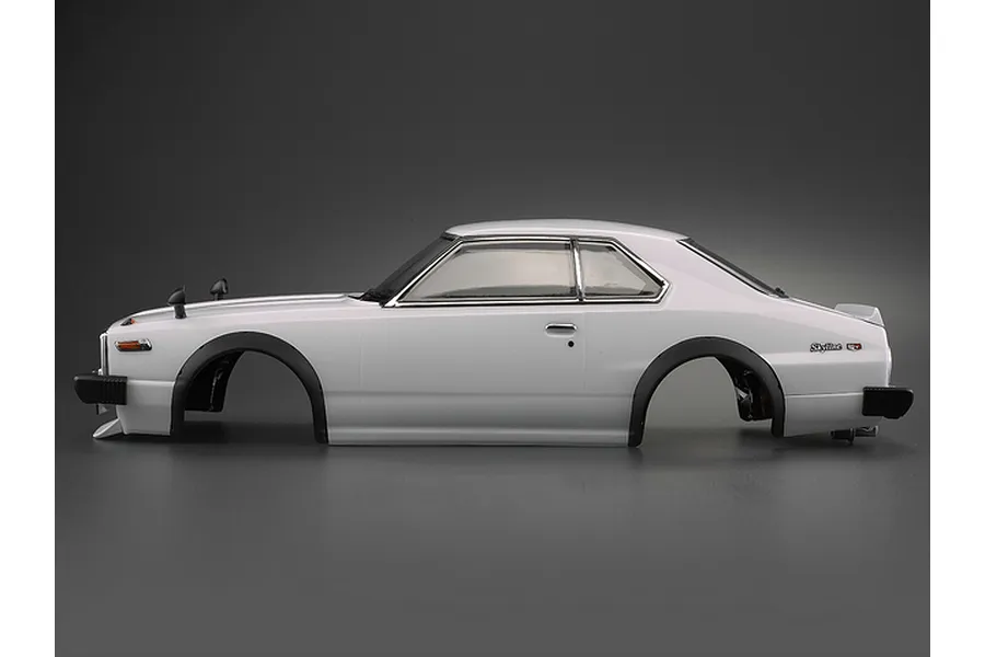 Killerbody 1/10 1977 Skyline Hardtop 2000 GT-ES Whte Painted Body Shell w/ Decals image 56092