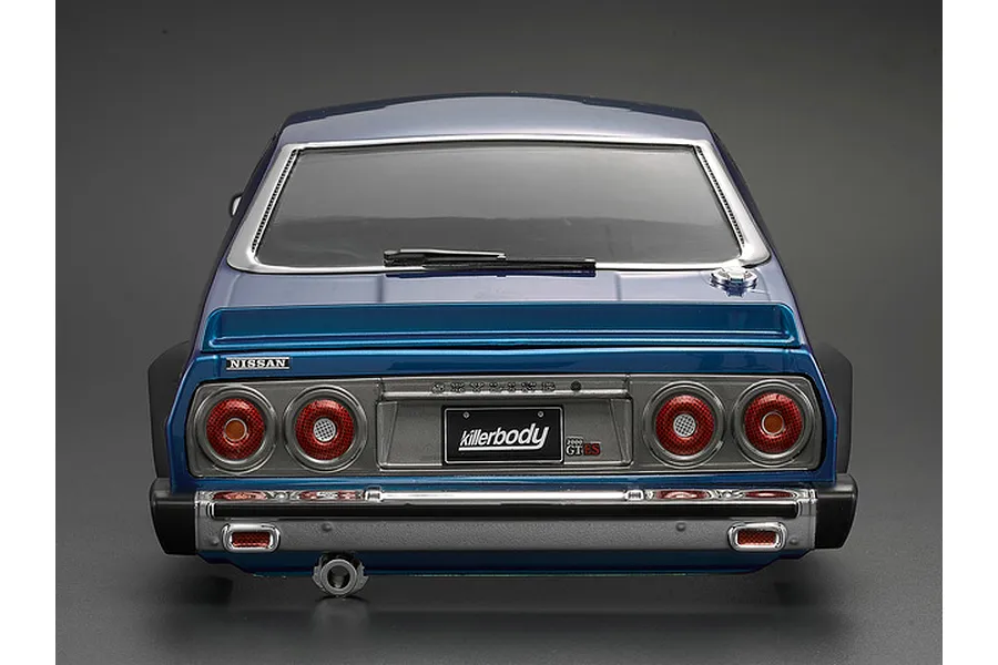 Killerbody 1/10 1977 Nissan Skyline Hardtop 2000 GT-ES Blue Painted Body Shell image 56110