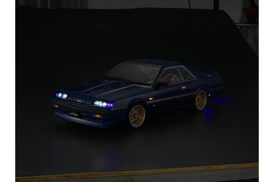 Killerbody 1/10 Nissan Skyline R31 Blue Painted Body Shell w/ Decals image 56130