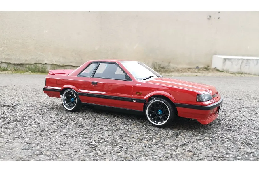 Killerbody 1/10 Nissan Skyline R31 Red Painted Body Shell w/ Decals image 56139