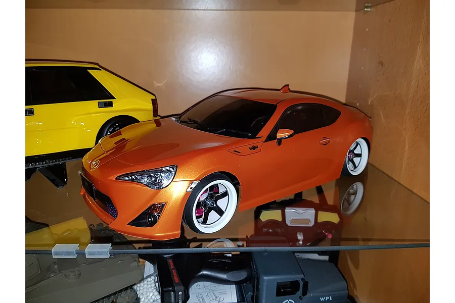 Killerbody 1/10 Toyota 86 Metallic Orange Painted Body Shell image 56176