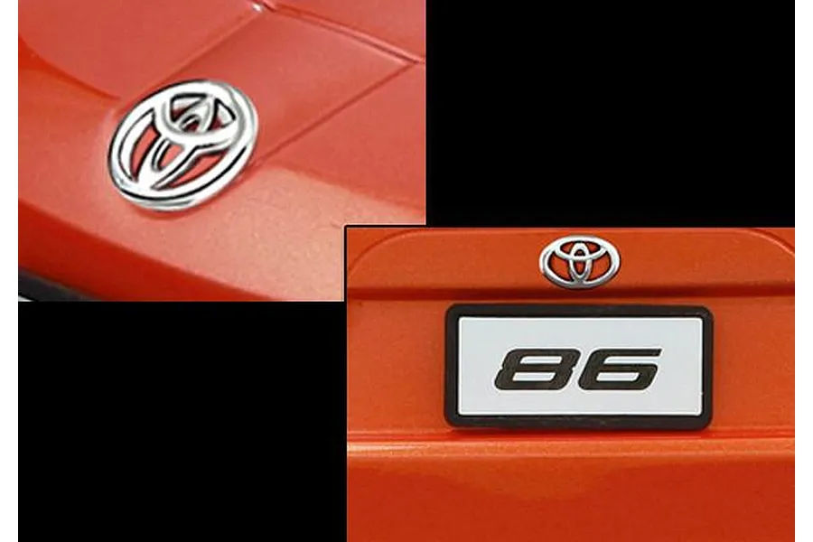 Killerbody 1/10 Toyota 86 Metallic Orange Painted Body Shell image 56191