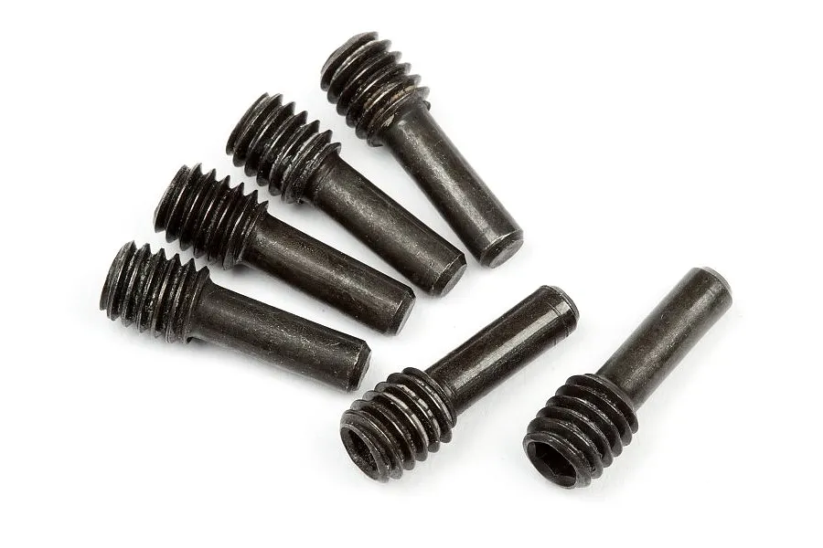 HPI 4x12mm (2.5x8mm Pin) Fine Thread Grub Screws 6Pcs image 5624