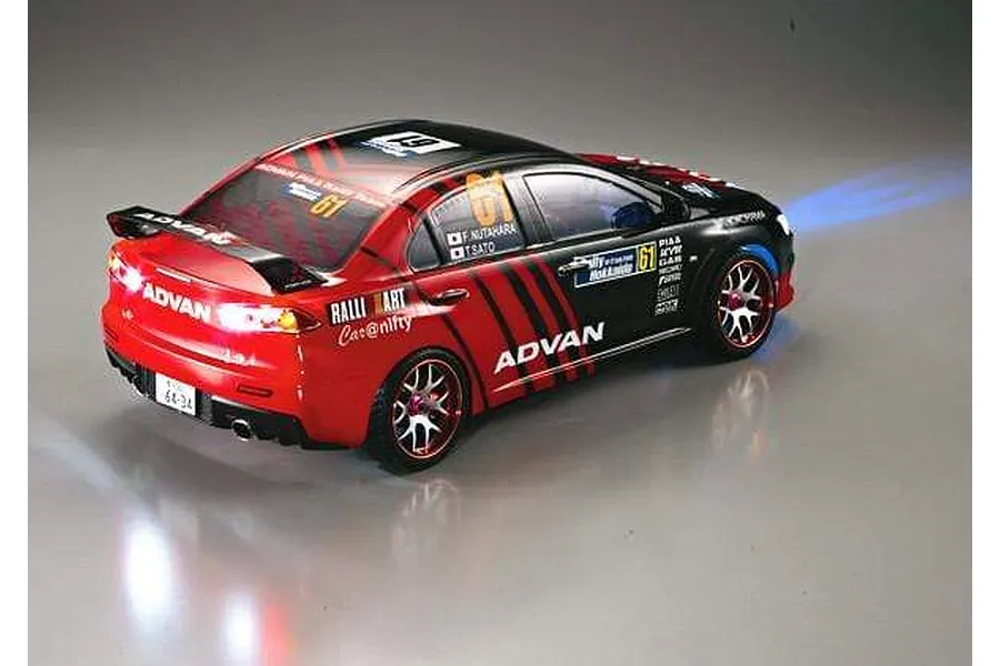 Killerbody 1/10 Mitsubishi Evolution X Rally Painted Body Shell image 56315
