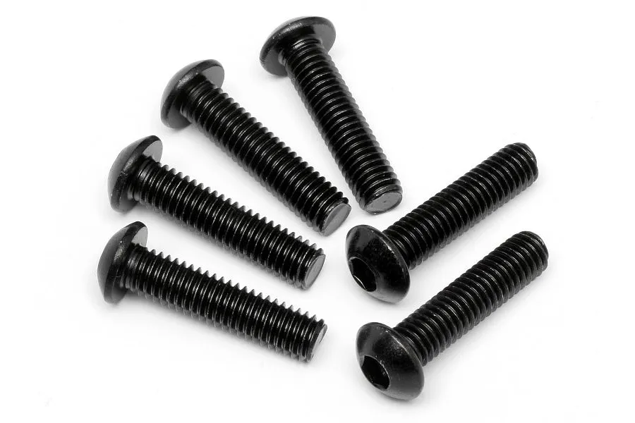 HPI 6x25mm Fine Thread Button Head Screws 6Pcs image 5633