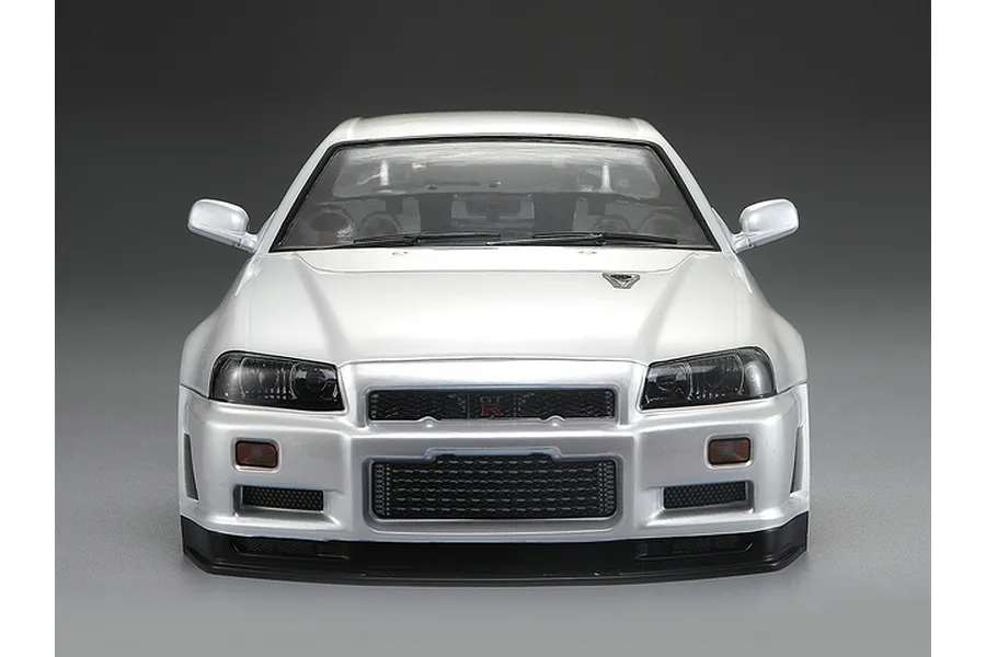 Killerbody 1/10 Nissan Skyline R34 Pearl White Painted Body Shell image 56332