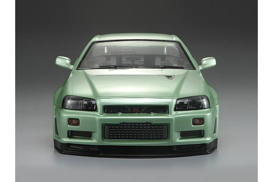 Killerbody 1/10 Nissan Skyline R34 Champagne Green Painted Body Shell image 56362