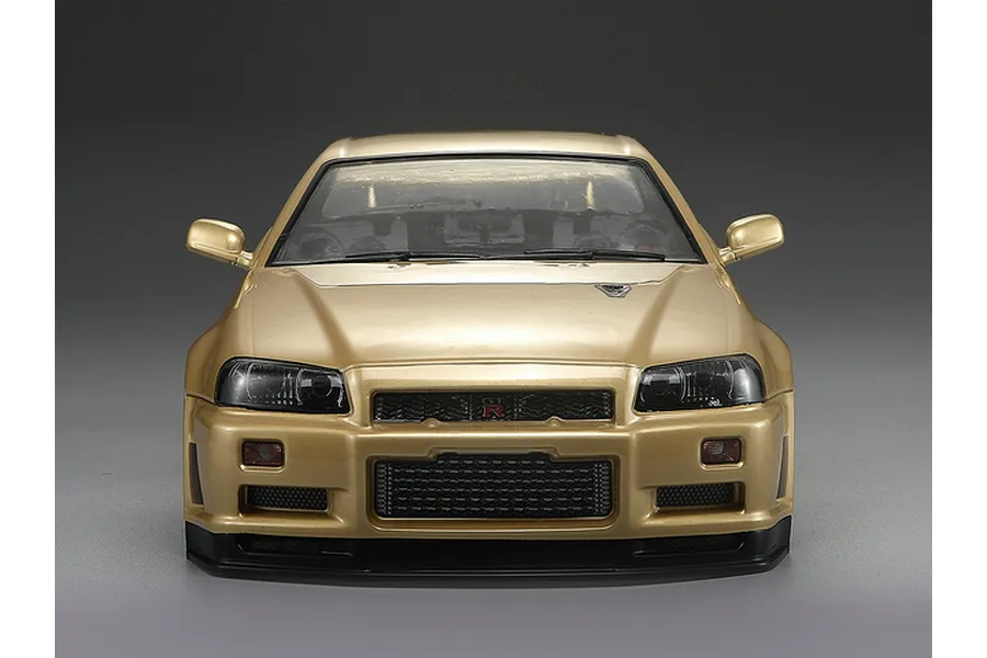 Killerbody 1/10 Nissan Skyline R34 Champagne Gold Painted Body Shell image 56380