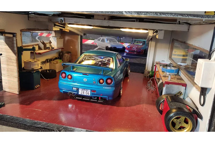 Killerbody 1/10 Nissan Skyline R34 Clear Unpainted Body Shell image 56385