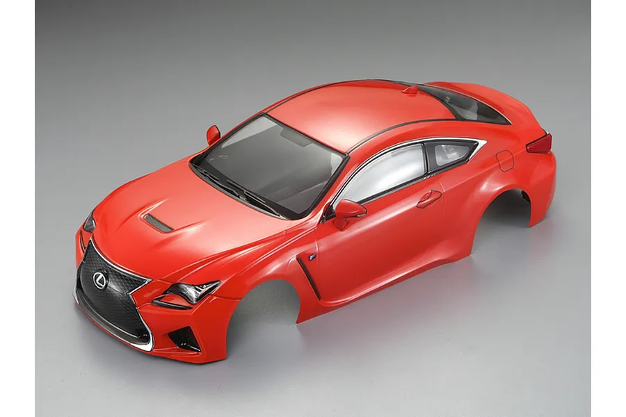 Killerbody 1/10 Lexus RC F Orange Painted Body Shell image 56403