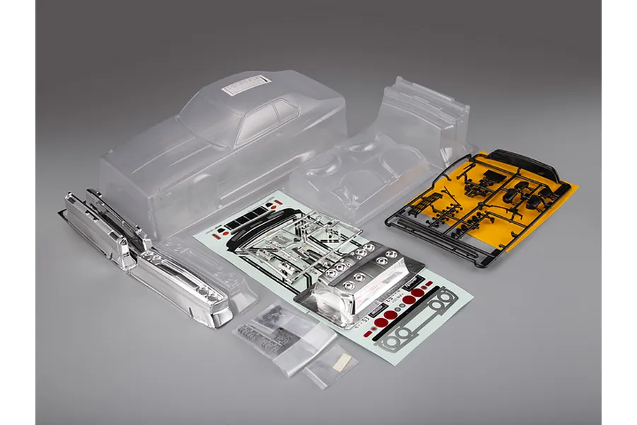 Killerbody 1/10 1977 Skyline Hardtop 2000 GT-ES Unpainted Body Shell w/ Decals &amp;amp; Accessories image 56436