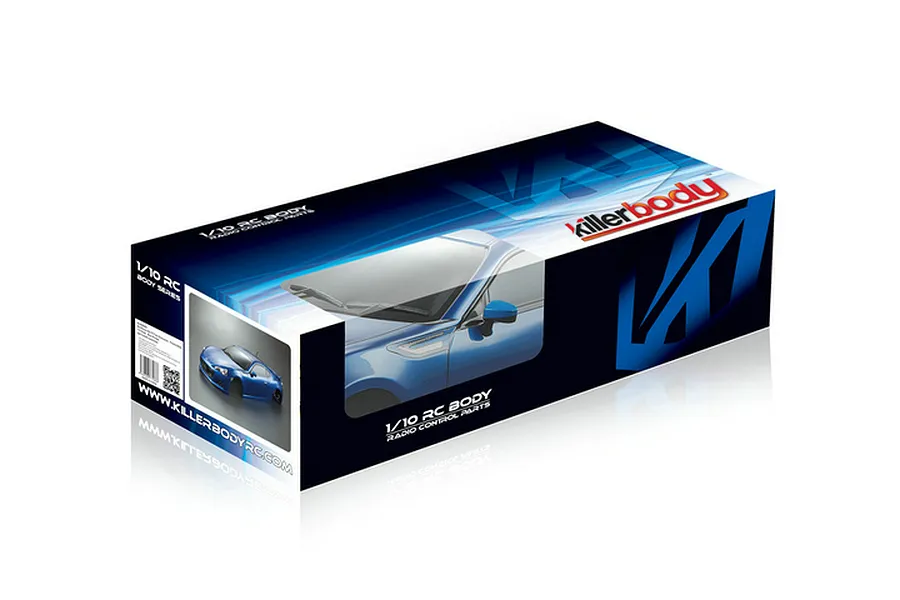 Killerbody 1/10 Subaru BRZ Metallic Blue Painted Body Shell image 56454