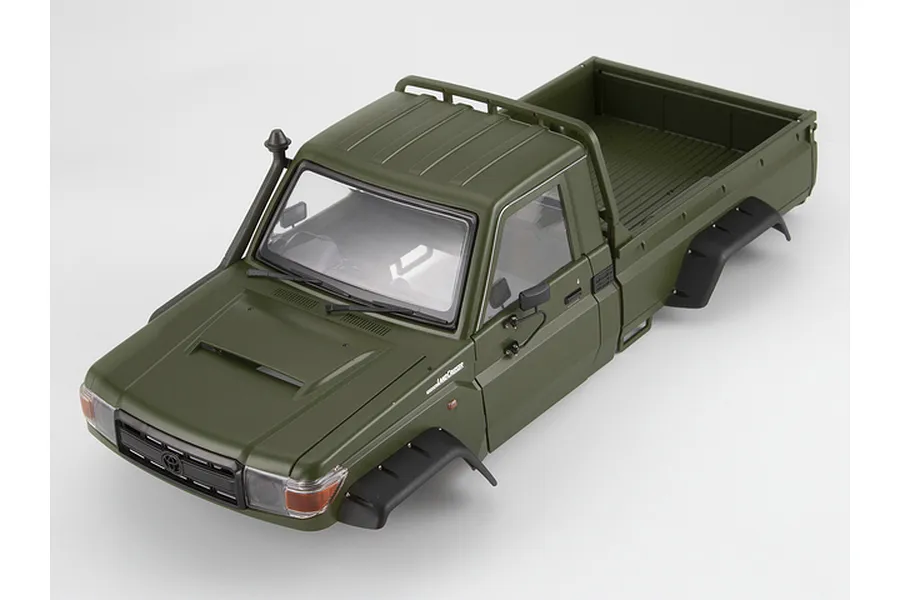 Killerbody 1/10 Toyota Land Cruiser 70 Hard Body Kit with Accessories - Military Green image 56473