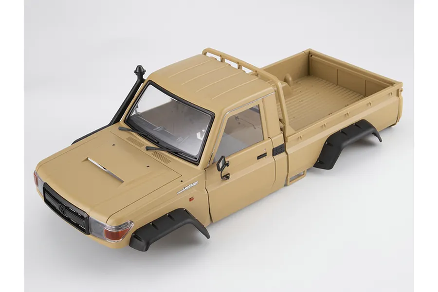 Killerbody 1/10 Toyota Land Cruiser 70 Hard Body Kit with Accessories - Military Desert image 56478