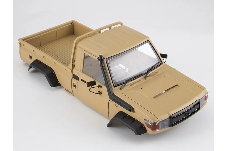 Killerbody 1/10 Toyota Land Cruiser 70 Hard Body Kit with Accessories - Military Desert image 56480