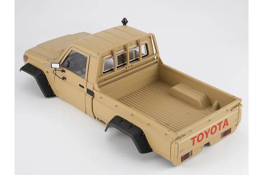 Killerbody 1/10 Toyota Land Cruiser 70 Hard Body Kit with Accessories - Military Desert image 56481