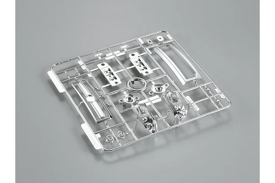 Killerbody 1/10 Chrome Toyota Land Cruiser 70 Parts Set image 56484
