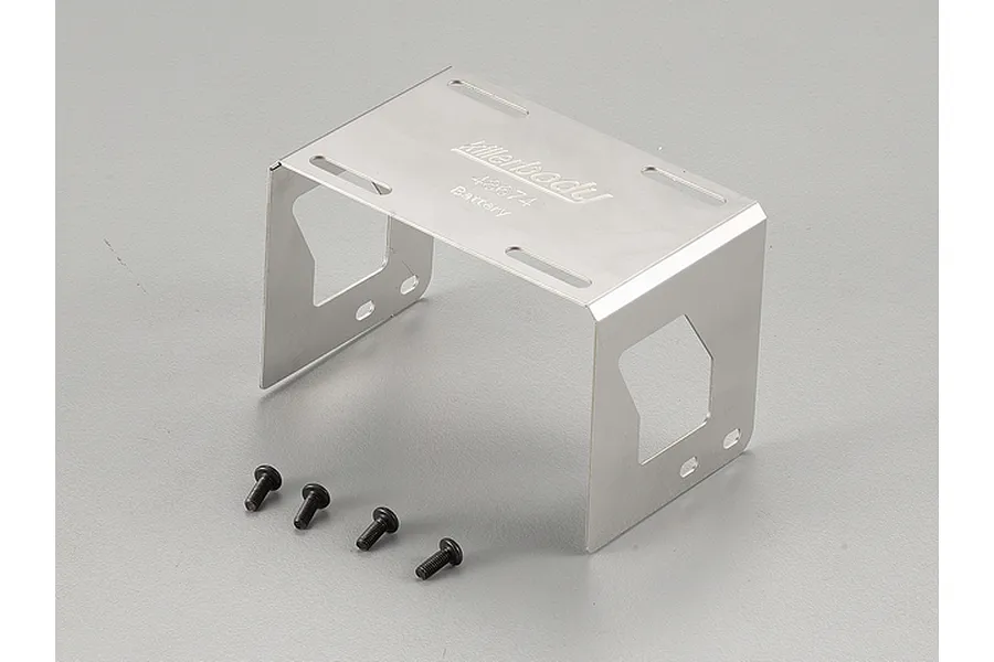 Killerbody Stainless Steel 1/10 Toyota Land Cruiser 70 Battery Holder image 56498