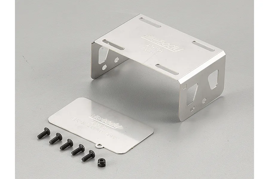 Killerbody 1/10 Toyota Land Cruiser 70 Rear Gearbox Battery &amp;amp; ESC &amp;amp; Receiver Holder image 56500