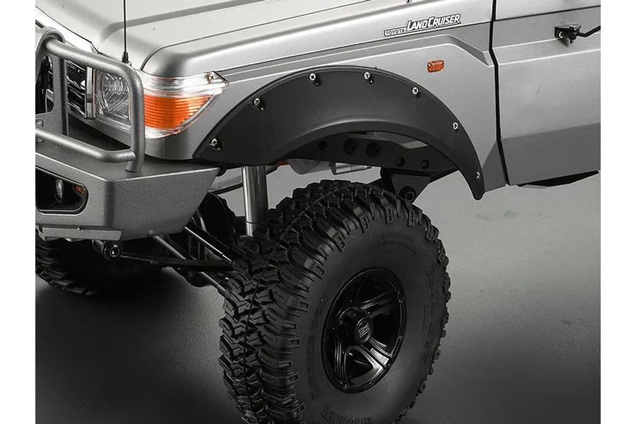 Killerbody Matte Black 1/10 Toyota Land Cruiser 3.75&amp;quot; Front Wheel Arches 2Pcs image 56509