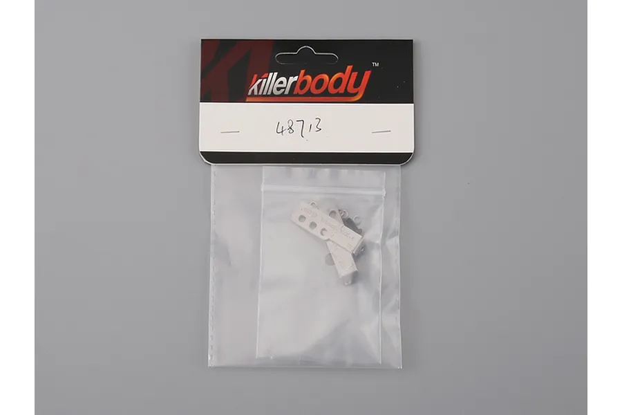 Killerbody stainless steel bumper connecting parts for Traxxas TRX-4 in original retail packaging.